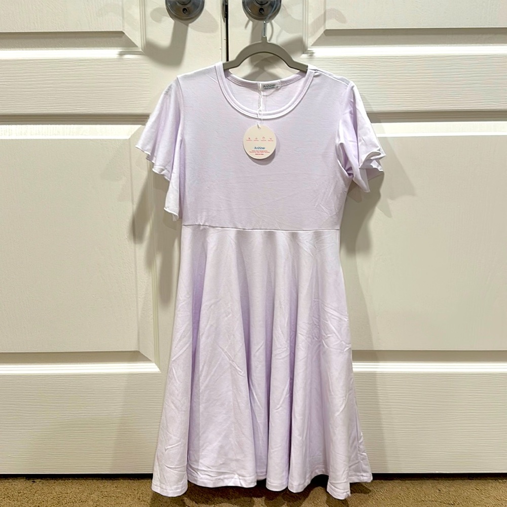 Girls size 8 white dress
